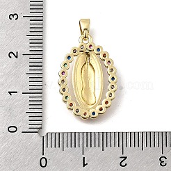 Латунные микро проложить кубического циркония подвески&nbsp;KK-P336-01G-G