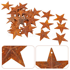 Звездная ржавчина железо большие подвески&nbsp;IFIN-GF0001-09A