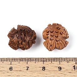 Бусины из натурального орехового дерева&nbsp;WOOD-N021-05