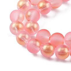 Стеклянные круглые бусины&nbsp;LS-DGLA-Q015-10mm-26