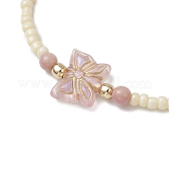 Стеклянные бусины эластичные браслеты для женщин&nbsp;BJEW-JB11266