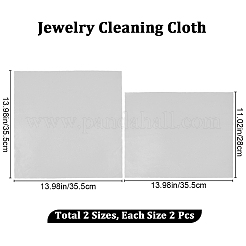 4 шт. 2-х видовая салфетка для полировки серебра&nbsp;TOOL-BBC0001-05B