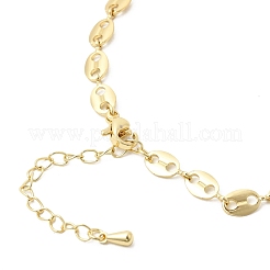 Изготовление браслета из латунной цепочки в виде кофейных зерен.&nbsp;MAK-K024-16G