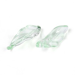 Подвески из прозрачного стекла с росписью для запекания&nbsp;DGLA-N014-01E