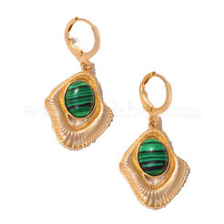 Серьги-кольца из цинкового сплава и смолы&nbsp;FS-WG5C4FF-03