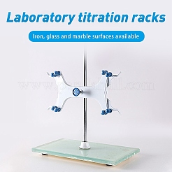 Двойной алюминиевый зажим для бюреток&nbsp;TOOL-WH0018-36