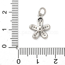 Латунные микропаве прозрачные кубические циркониевые подвески&nbsp;KK-A273-30P