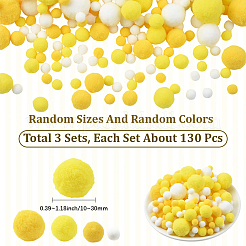 3 комплект полиэстеровых шариков для украшения&nbsp;DIY-SC0031-26C