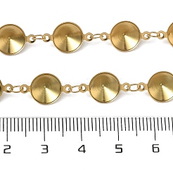 Цепочки из нержавеющей стали 304 со стразами&nbsp;CHS-K023-08A-G