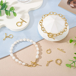 10 шт. 2-х стилевые латунные застежки-тоглы&nbsp;FIND-TA0008-44B