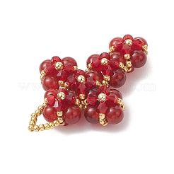 Подвески-кресты из натуральных и синтетических драгоценных камней&nbsp;PALLOY-MZ01151