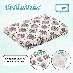 Хлопчатобумажная льняная ткань&nbsp;DIY-WH0591-282A