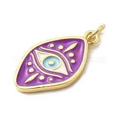 Латунные эмалевые подвески от сглаза&nbsp;KK-I378-16G-A