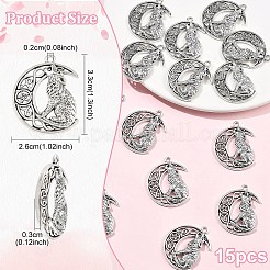 15 шт. Подвески из сплава в тибетском стиле&nbsp;FIND-YW0011-12
