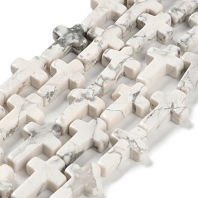 Природные Говлит бисер нитей G-I337-A07-02-1