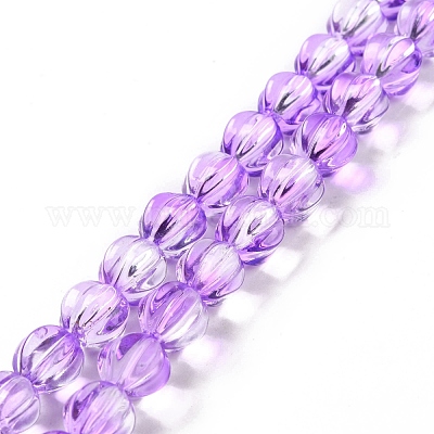 Прозрачные стеклянные бусины&nbsp;GLAA-F114-02B-01-1