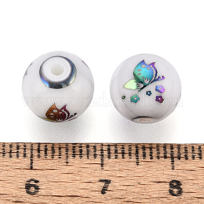 Гальванические стеклянные бусины&nbsp;EGLA-S178-12H-1