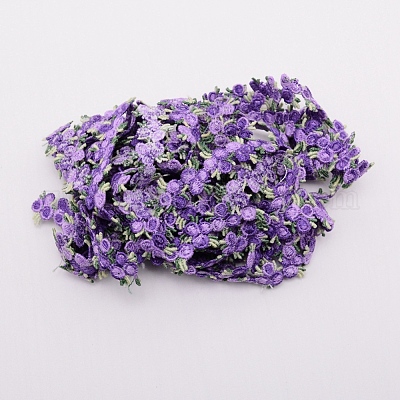 Лента с цветочной отделкой из полиэстера OCOR-WH0057-18C-1