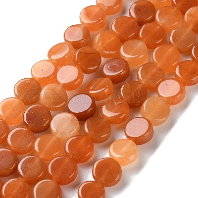 Натуральный красный авантюрин бисер нитей G-B138-B01-01-1