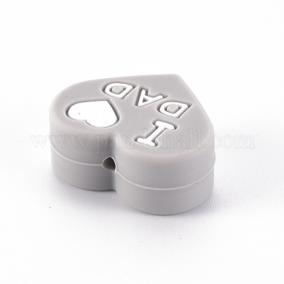 День матери бусины из пищевого экологически чистого силикона SIL-N002-10I-1