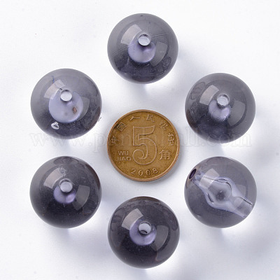 Прозрачные акриловые бусины&nbsp;MACR-S370-A20mm-769-1