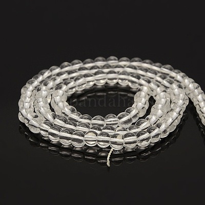 Круглые стеклянные бусины&nbsp;GLAA-A025-4mm-01-1