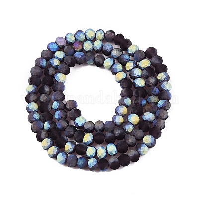 Прозрачные стеклянные бусины&nbsp;LS-EGLA-A044-T3mm-MB15-1