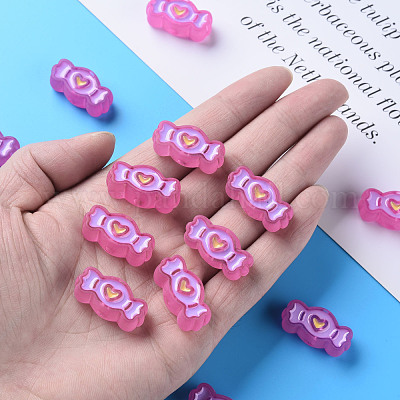 Прозрачные акриловые бусины&nbsp;MACR-S374-05B-02-1