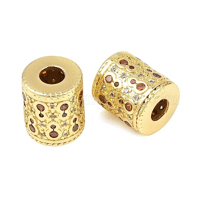 Латунные микро проложить Цирконий Европейский бисером&nbsp;KK-D109-09B-G-1