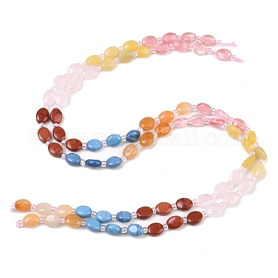 Нити из вишневого кварцевого стекла&nbsp;G-Z135-A13-1