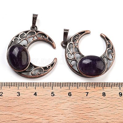 Подвески из натурального аметиста &nbsp;G-L602-01R-22-1