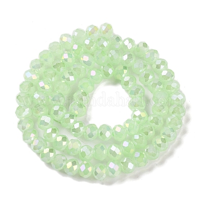 Запекание гальванических нитей стеклянных бусин DGLA-A039-J8mm-B10-1