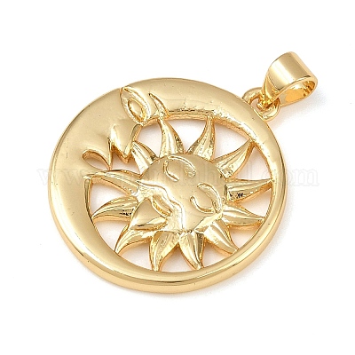 Латунные подвески&nbsp;KK-P341-01A-G-1