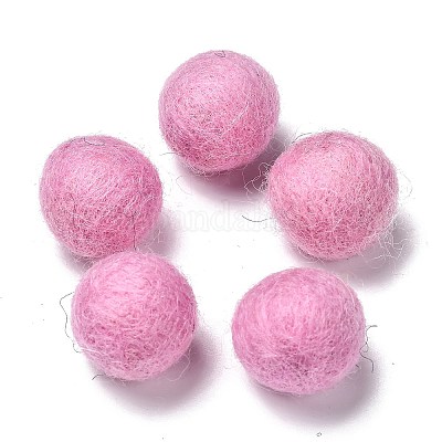 Шерстяные войлочные шарики&nbsp;AJEW-P081-A15-1