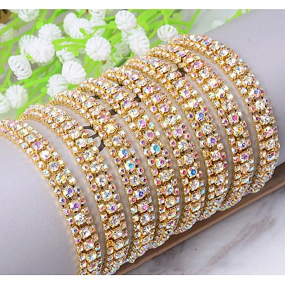 Цепочки из стразов&nbsp;CHC-WH0001-06G-1