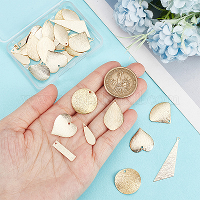 36шт 9 латунные подвески&nbsp;KK-SC0003-28-1