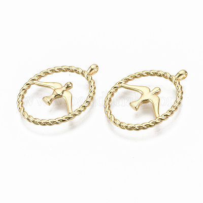 Латунные подвески&nbsp;KK-R114-06-NF-1