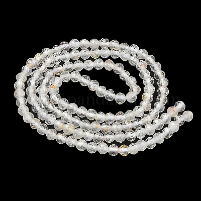 Бусины из натурального белого топаза&nbsp;G-RM241221-B17-1