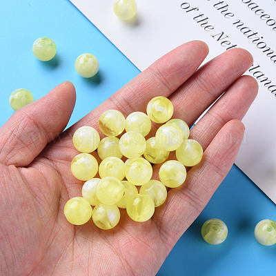 Акриловые бусины&nbsp;MACR-S375-001D-08-1