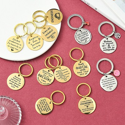 201 брелок из нержавеющей стали KEYC-YW00104-01-1