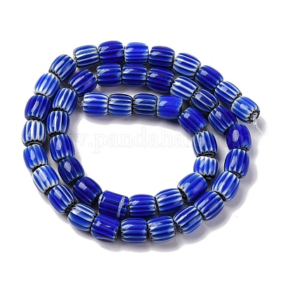 Бусы лэмпворк ручной работы LAMP-K041-01B-27-1