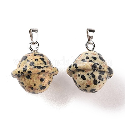 Природные яшмы далматин подвески G-B041-01P-06-1
