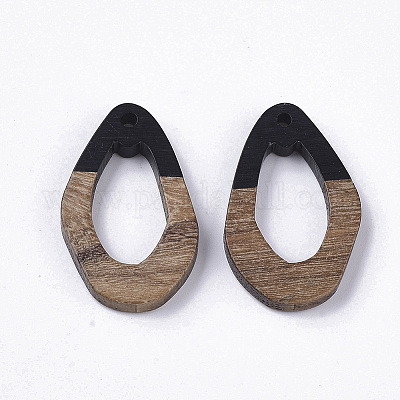 Подвески из смолы и ореха&nbsp;LS-RESI-T023-A-17E-1