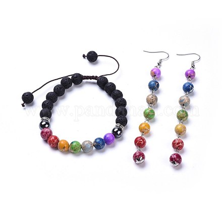 Ювелирные изделия нержавеющей стали устанавливает SJEW-JS01018-1