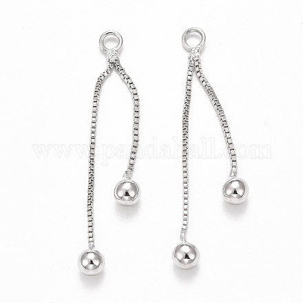 Подвески с кисточками из латуни&nbsp;LS-KK-C236-02P-1