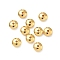 Brass Beads, Disc, Cadmium Free & Lead Free, Rack Plating, Long-Lasting Plated, Real 24K Gold Plated, 5.8x2.8mm, Hole: 1.2mm