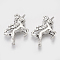 Tibetan Style Alloy Pendants, Unicorn, Lead Free & Cadmium Free, Antique Silver, 19x26x5mm, Hole: 1.2mm, about 162pcs/500g