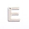 Tarnish Resistant 304 Stainless Steel Letter Charms, Letter.E, 11x8x0.8mm, Hole: 1mm