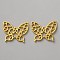 Zinc Alloy Pendants, Butterfly, Golden, 24x29x1.8mm, Hole: 1.8mm