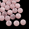 Round Imitation Gemstone Acrylic Beads, Pearl Pink, 6mm, Hole: 2mm